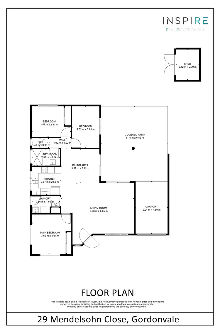 Floorplan of Homely house listing, 29 Mendelsohn Close, Gordonvale QLD 4865