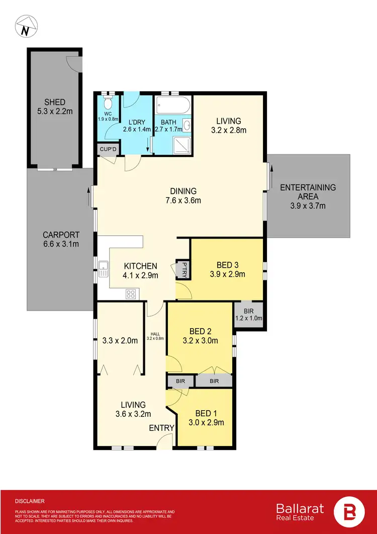 Floorplan of Homely house listing, 241 Humffray Street North, Ballarat East VIC 3350