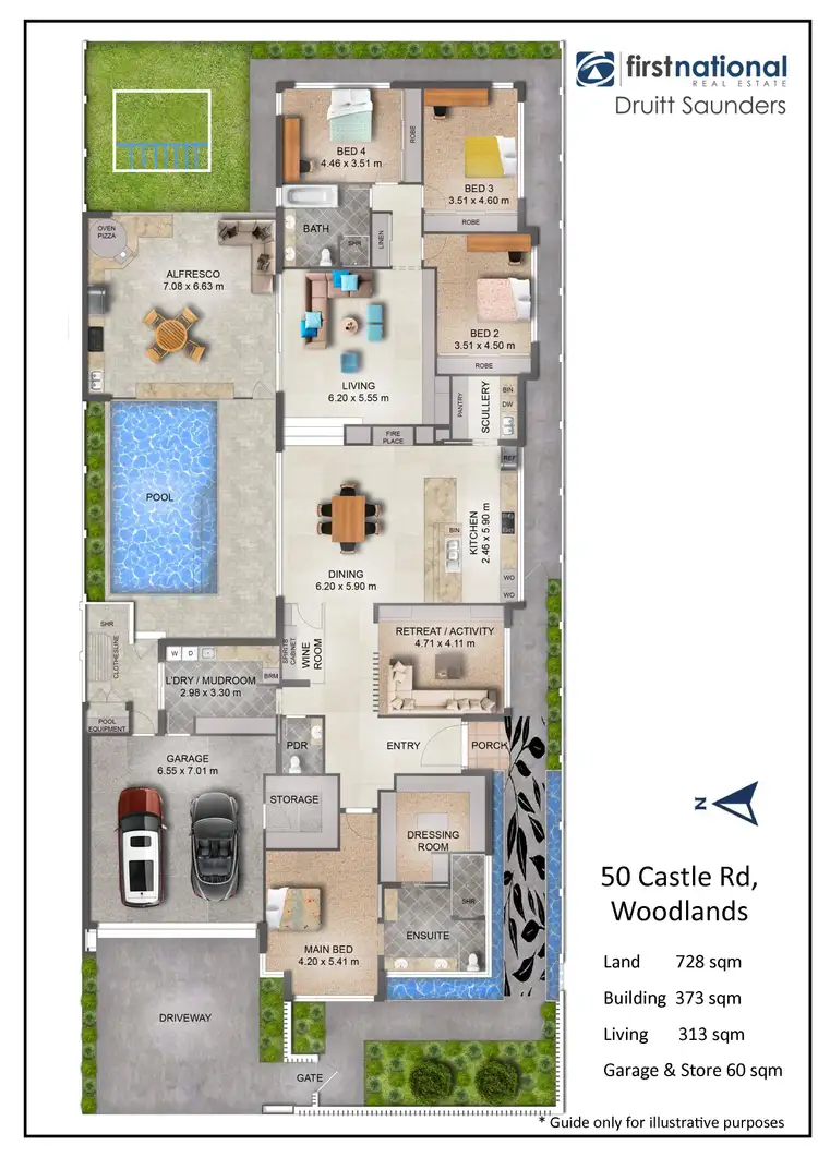 Floorplan of Homely house listing, 50 Castle Road, Woodlands WA 6018