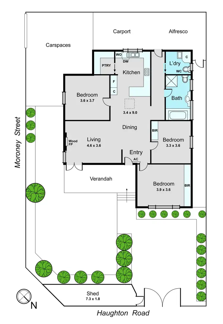 Floorplan of Homely house listing, 142 Haughton Road, Oakleigh VIC 3166