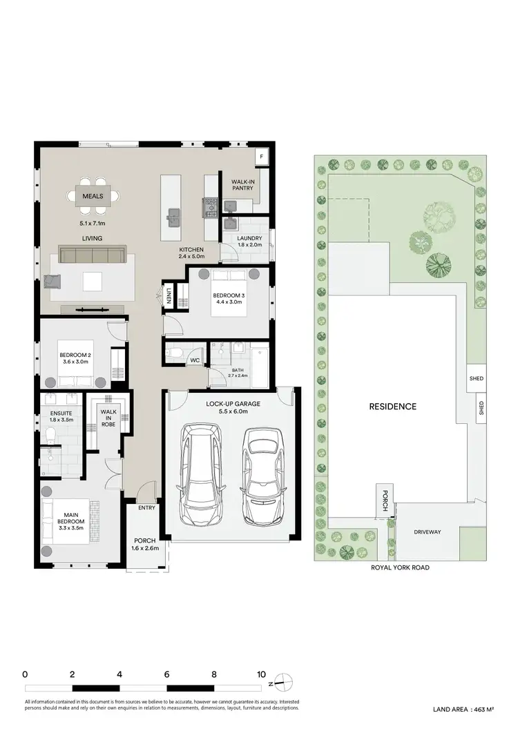 Floorplan of Homely house listing, 34 Royal York Road, Winter Valley VIC 3358