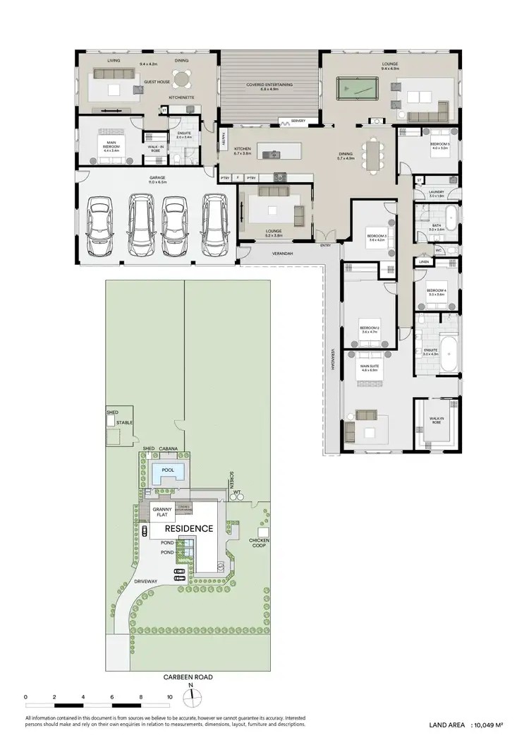 Floorplan of Homely rural property listing, 6 Carbeen Road, Wamberal NSW 2260
