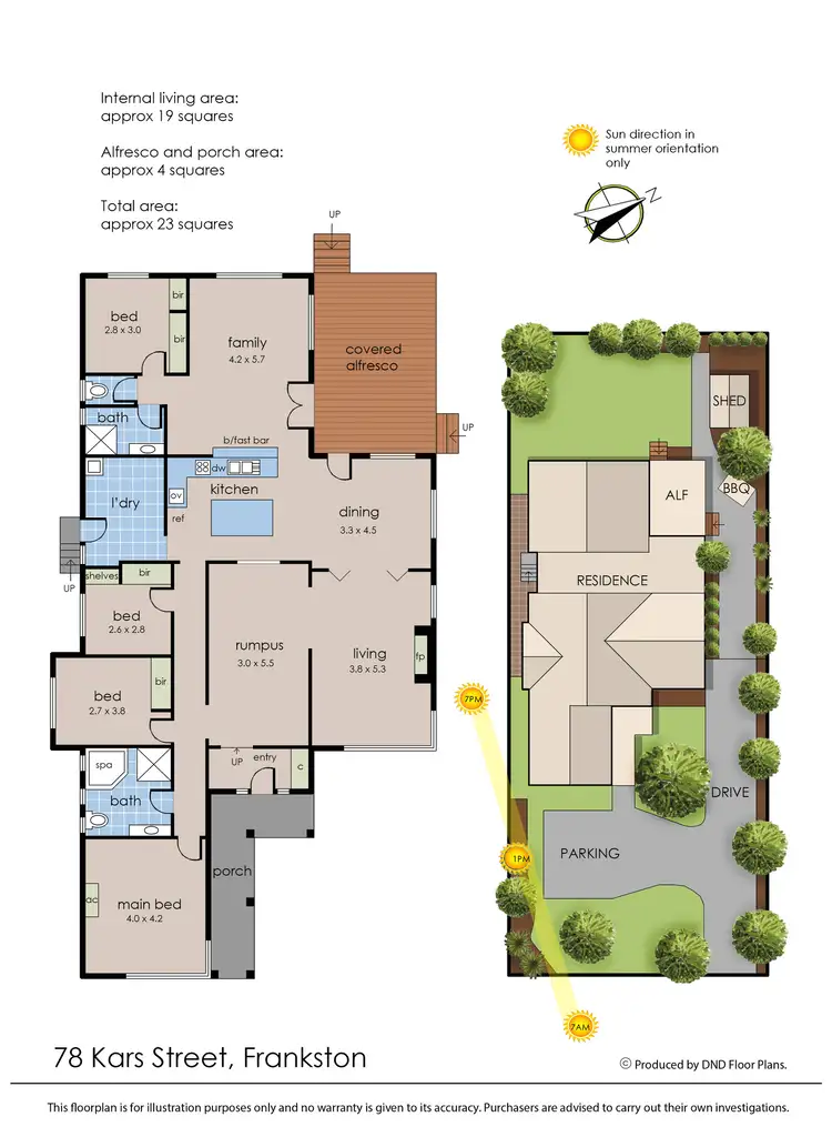 Floorplan of Homely house listing, 78 Kars Street, Frankston VIC 3199