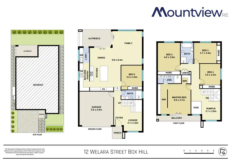 Floorplan of Homely house listing, 12 Welara Street, Box Hill NSW 2765