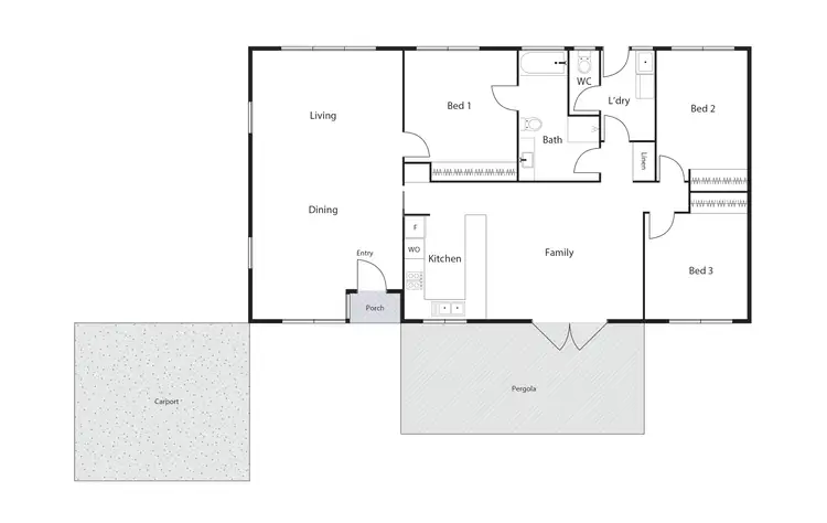 Floorplan of Homely house listing, 32 Noarlunga Crescent, Bonython ACT 2905