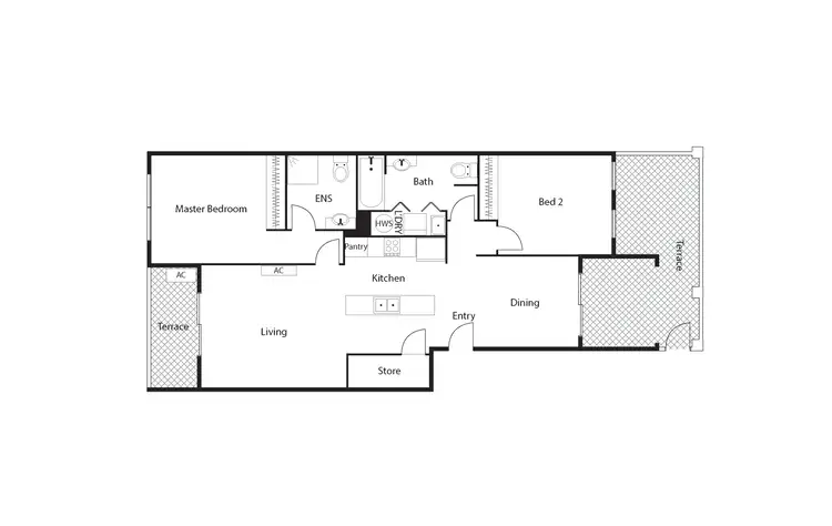 Floorplan of Homely apartment listing, 7/108 Athllon Drive, Greenway ACT 2900