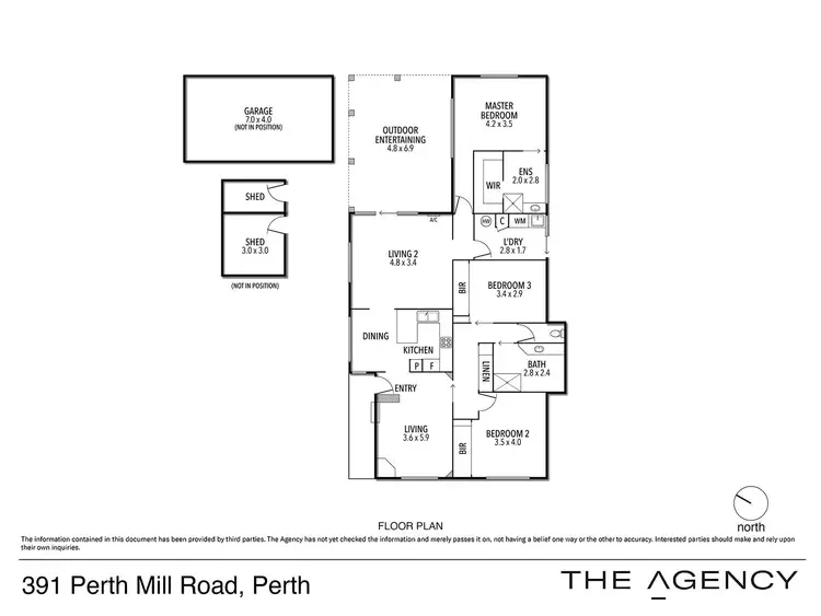 Floorplan of Homely house listing, 391 Perth Mill Road, Perth TAS 7300