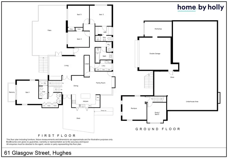 Floorplan of Homely house listing, 61 Glasgow Street, Hughes ACT 2605