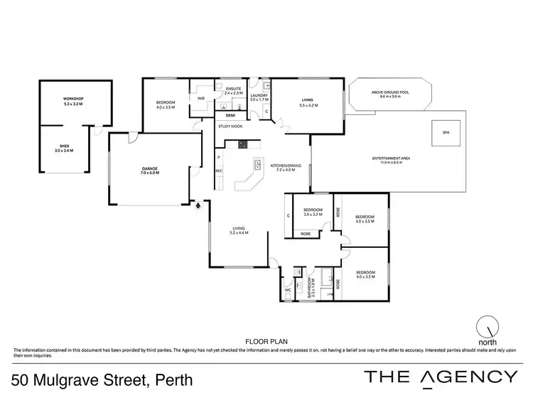 Floorplan of Homely house listing, 50 Mulgrave Street, Perth TAS 7300
