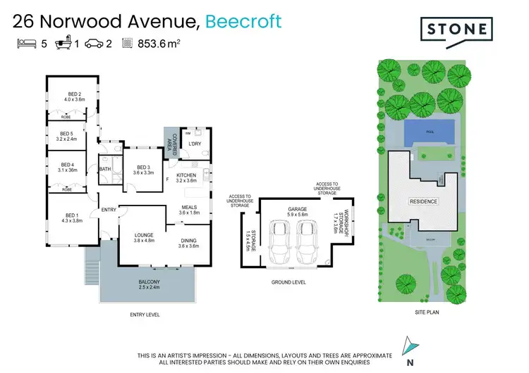 Floorplan of Homely house listing, 26 Norwood Avenue, Beecroft NSW 2119