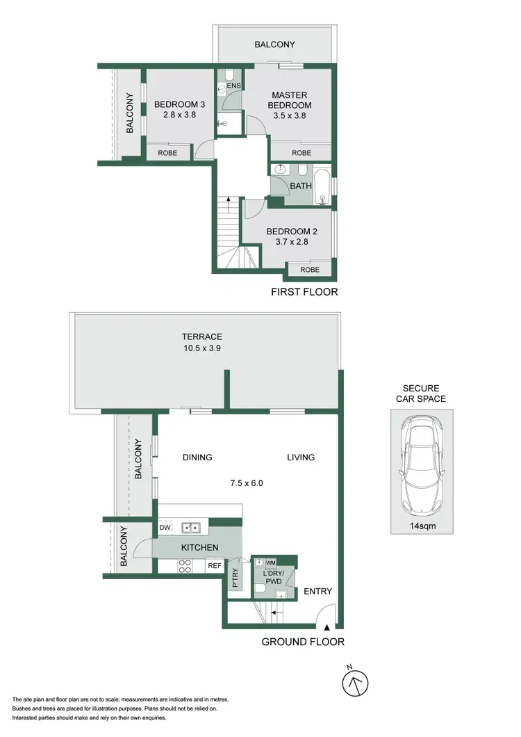 Floorplan of Homely apartment listing, 81/8 Renwick Street, Redfern NSW 2016