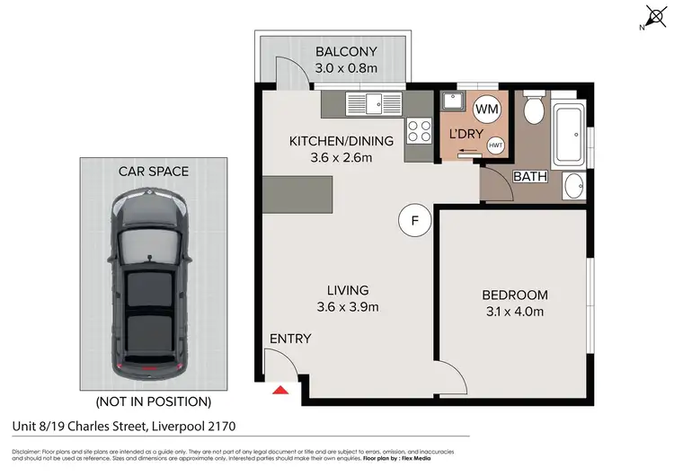 Floorplan of Homely unit listing, 8/19-21 Charles Street, Liverpool NSW 2170
