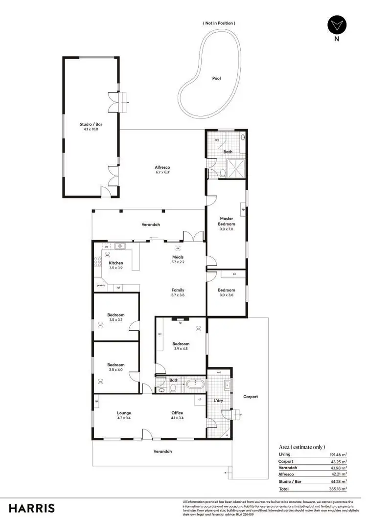 Floorplan of Homely house listing, 22 Ayr Avenue, Torrens Park SA 5062