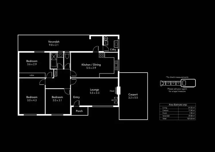 Floorplan of Homely house listing, 2 Milton Avenue, Fulham Gardens SA 5024