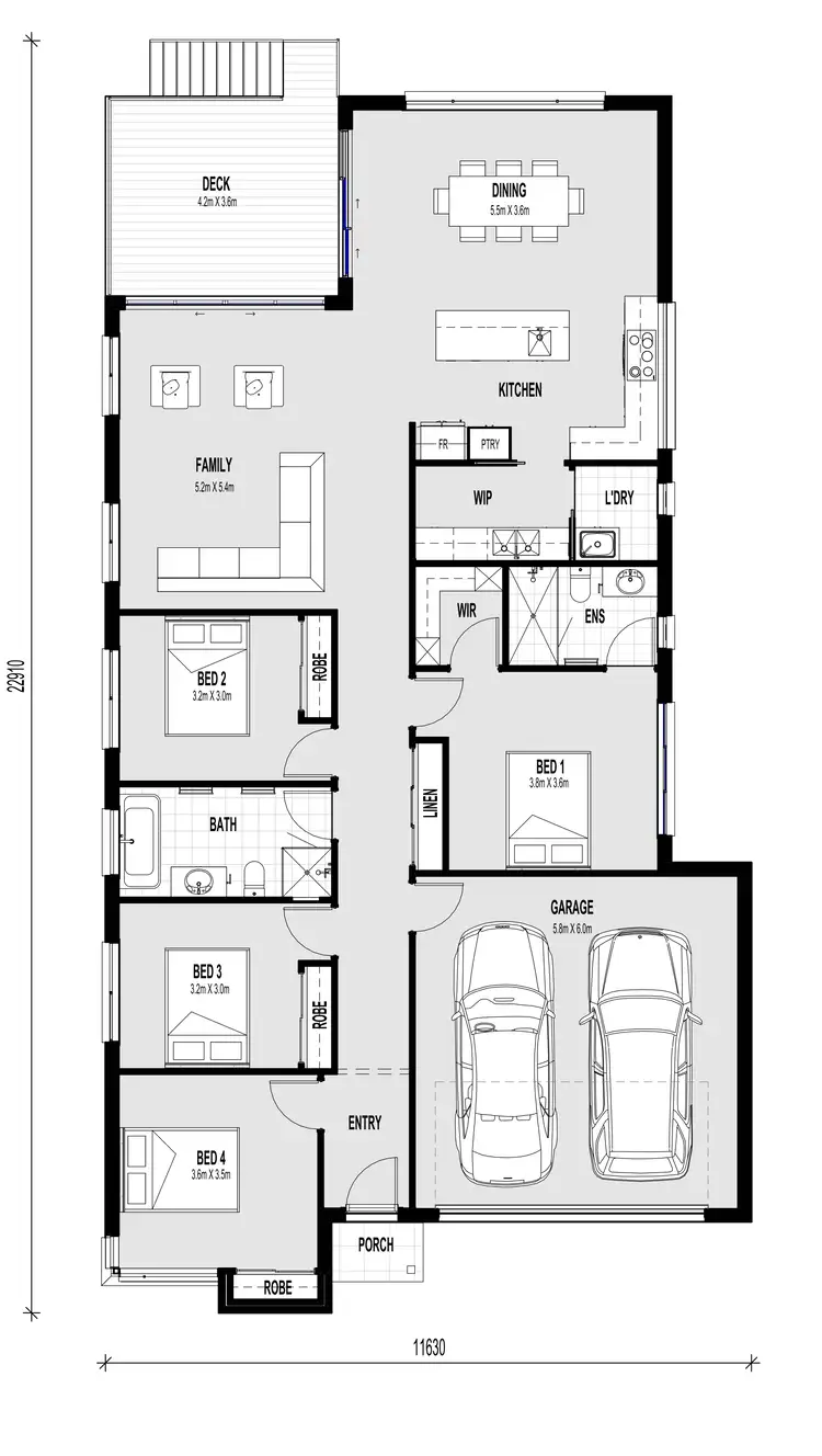 Floorplan of Homely house listing, 35 Woolamai Rise, Portarlington VIC 3223