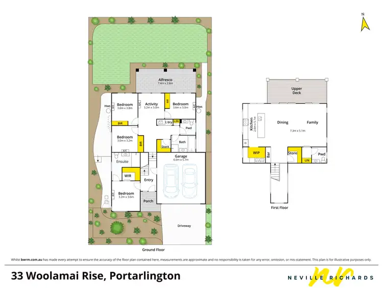 Floorplan of Homely house listing, 33 Woolamai Rise, Portarlington VIC 3223
