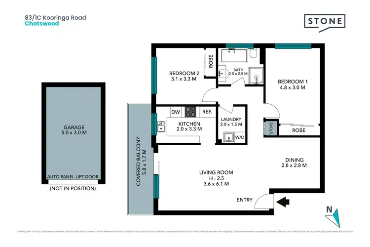 Floorplan of Homely unit listing, 83/1C Kooringa Road, Chatswood NSW 2067