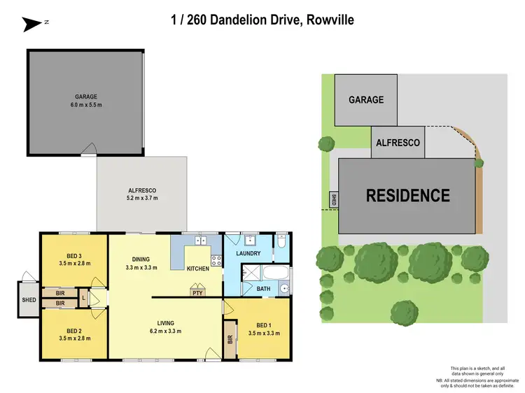 Floorplan of Homely unit listing, 1/260 Dandelion Drive, Rowville VIC 3178