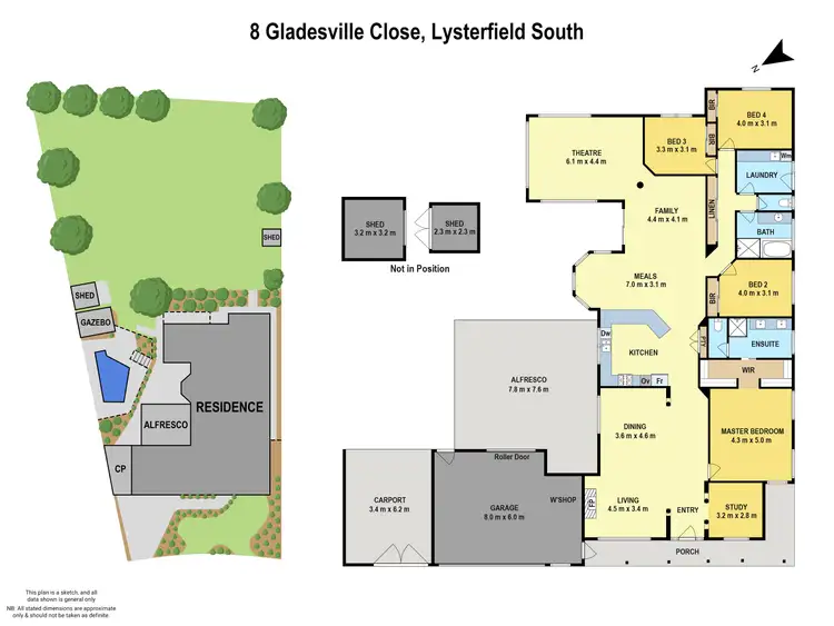 Floorplan of Homely house listing, 8 Gladesville Close, Lysterfield South VIC 3156