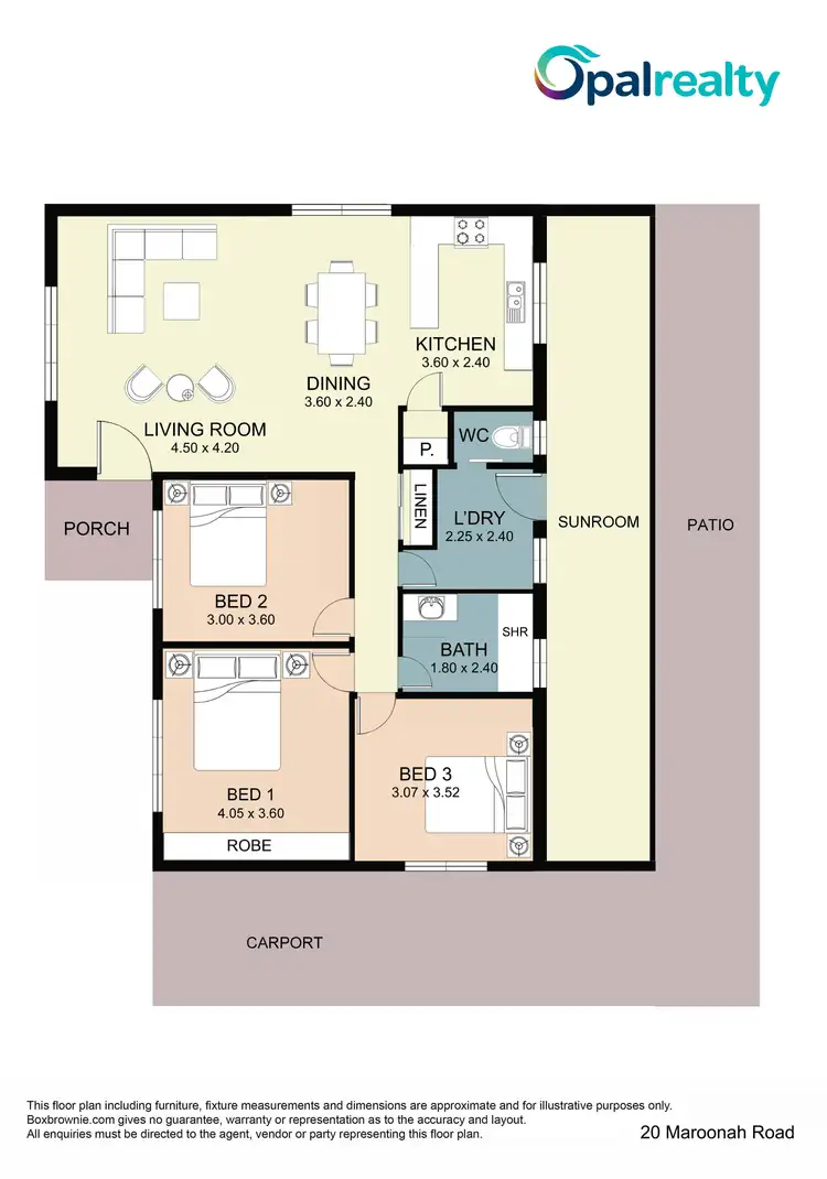 Floorplan of Homely house listing, 20 Maroonah Road, Golden Bay WA 6174