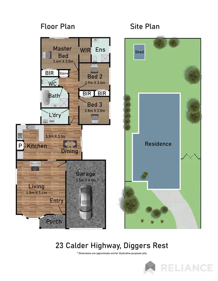 Floorplan of Homely house listing, 23 Calder Highway, Diggers Rest VIC 3427