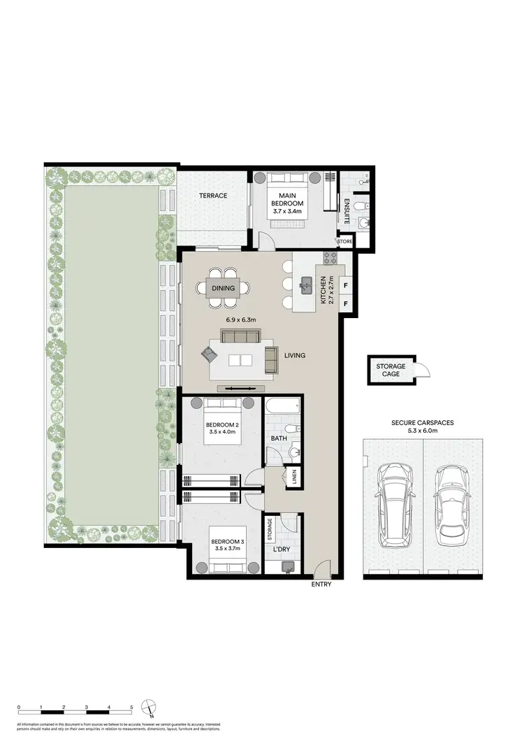 Floorplan of Homely apartment listing, 3/3 Seaview Avenue, Newport NSW 2106