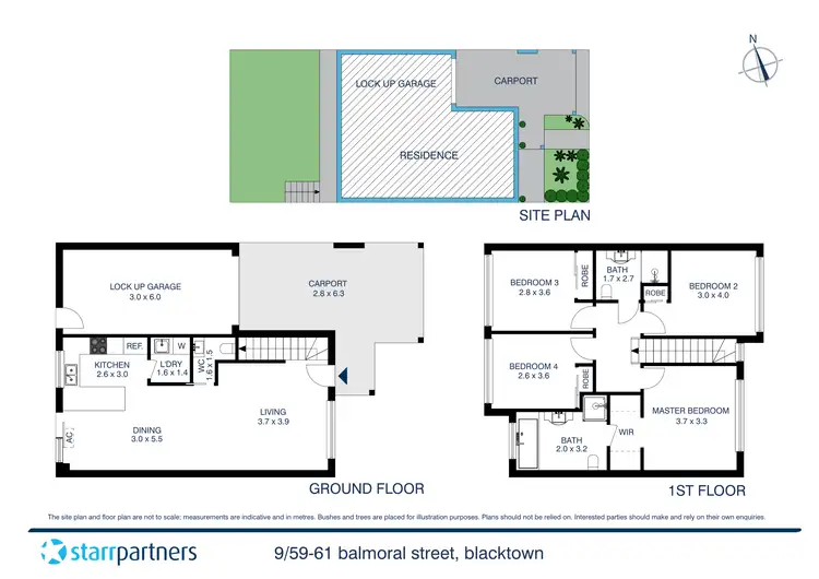 Floorplan of Homely townhouse listing, 9/59-61 Balmoral Street, Blacktown NSW 2148
