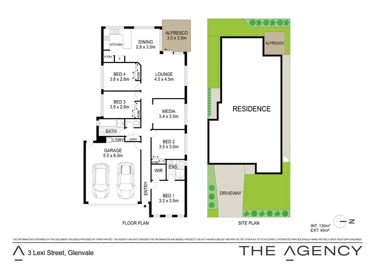Floorplan of Homely house listing, 3 Lexi Street, Glenvale QLD 4350