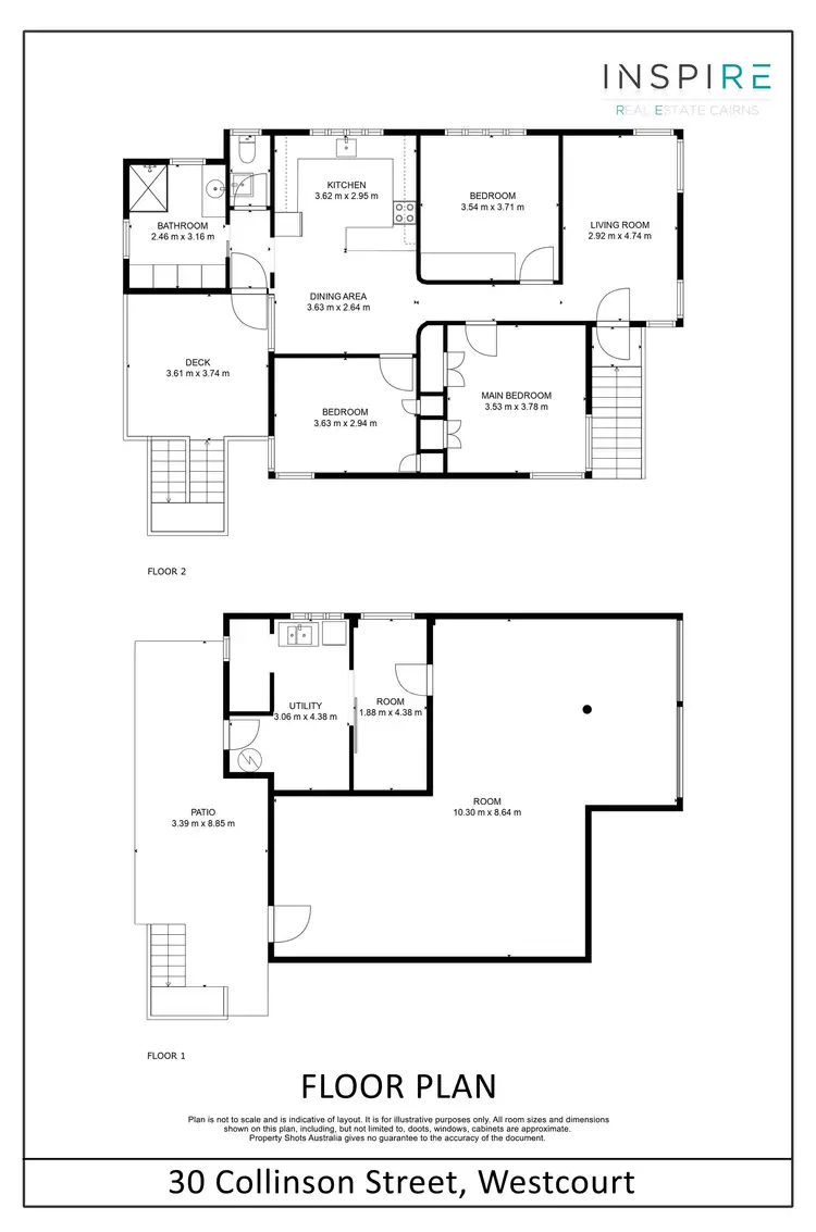 Floorplan of Homely house listing, 30 Collinson Street, Westcourt QLD 4870