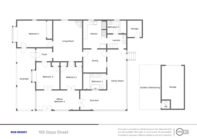 Floorplan of Homely house listing, 155 Gipps Street, Dubbo NSW 2830