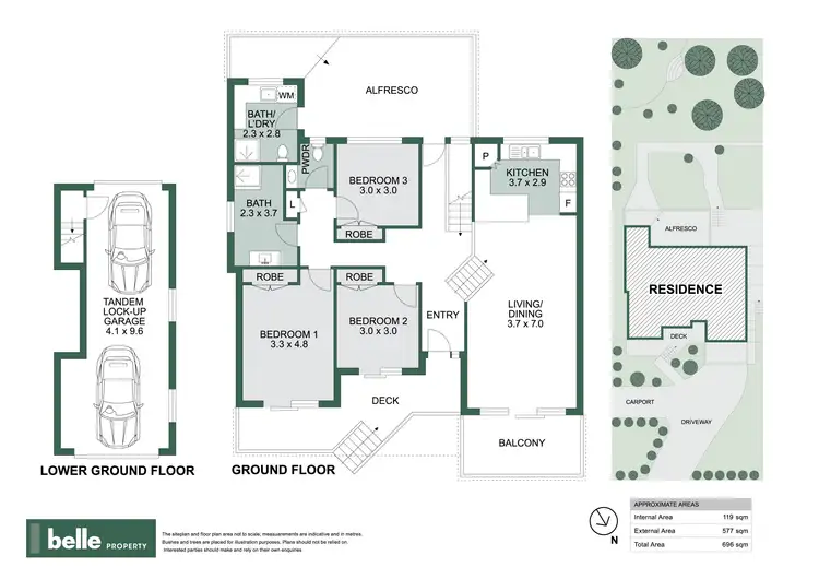 Floorplan of Homely house listing, 9 Waldegrave Crescent, Vincentia NSW 2540