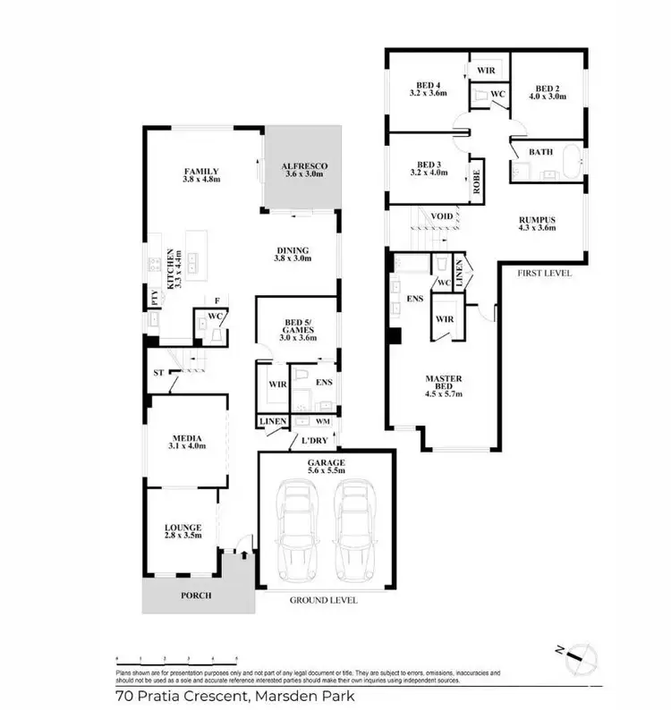 Floorplan of Homely house listing, 70 Pratia Crescent, Marsden Park NSW 2765
