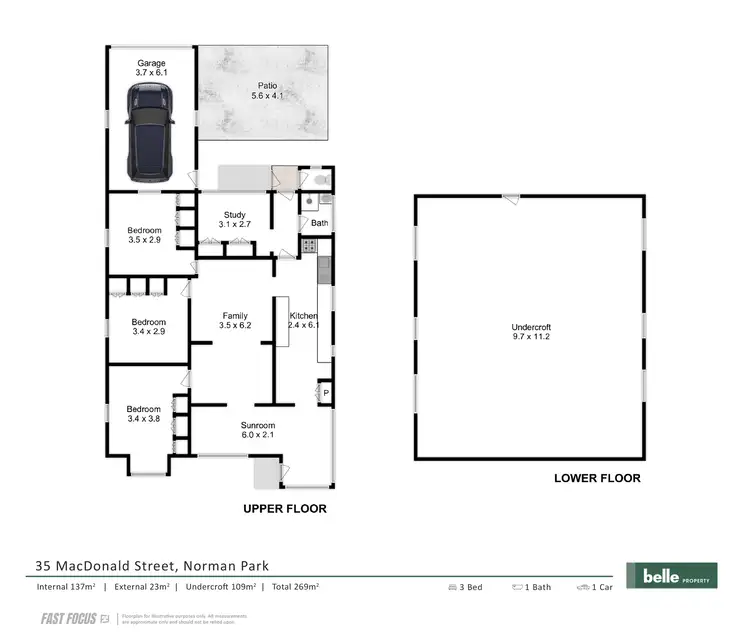 Floorplan of Homely house listing, 35 MacDonald Street, Norman Park QLD 4170
