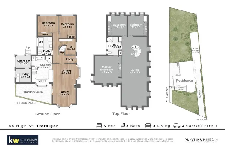 Floorplan of Homely house listing, 44 High Street, Traralgon VIC 3844