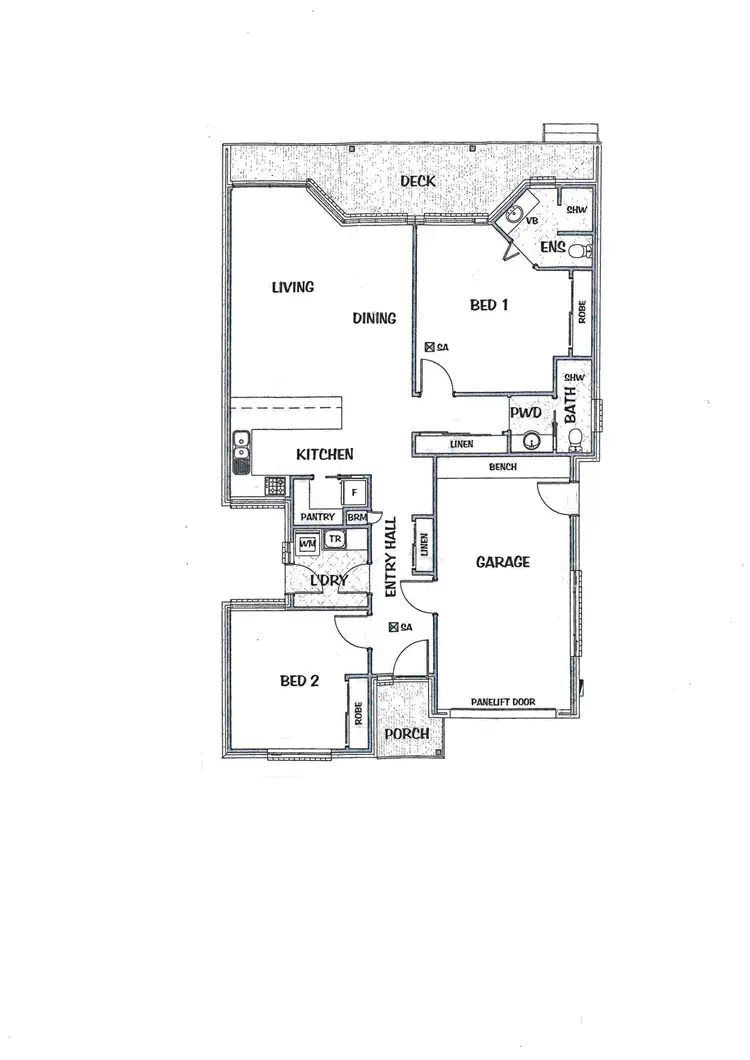 Floorplan of Homely house listing, 11 Sapphire Drive, Port Lincoln SA 5606
