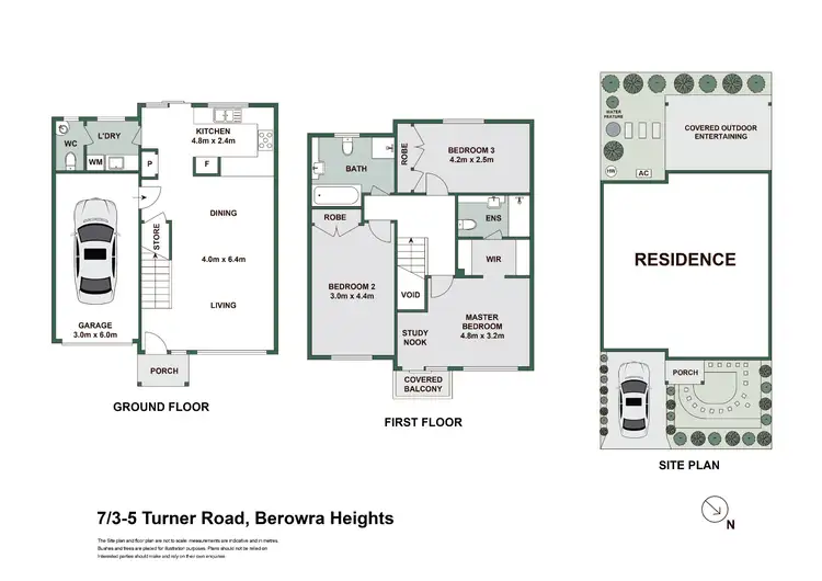Floorplan of Homely townhouse listing, 7/3-5 Turner Road, Berowra Heights NSW 2082