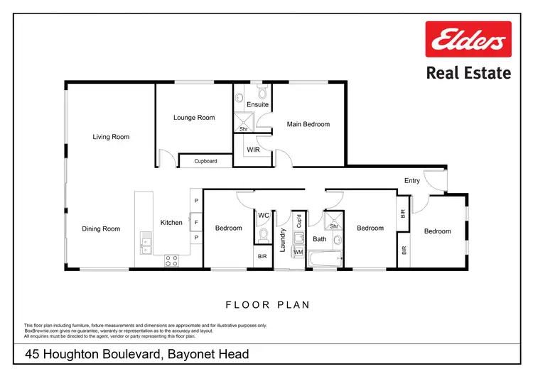 Floorplan of Homely house listing, 45 Houghton Boulevard, Bayonet Head WA 6330