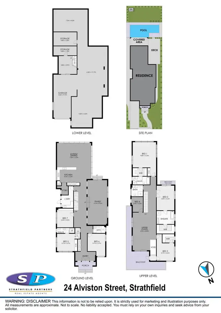 Floorplan of Homely house listing, 24 Alviston Street, Strathfield NSW 2135