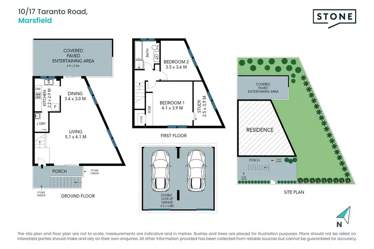 Floorplan of Homely townhouse listing, 10/17 Taranto Road, Marsfield NSW 2122