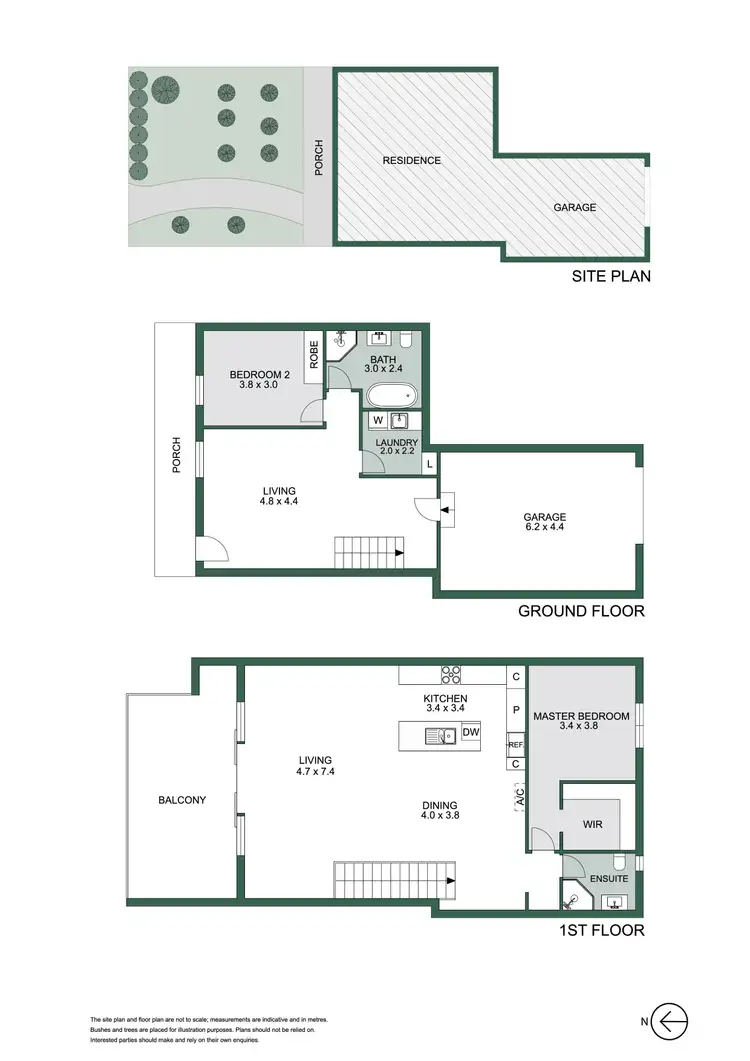 Floorplan of Homely townhouse listing, 47 Rosemore Road, Rosebud VIC 3939