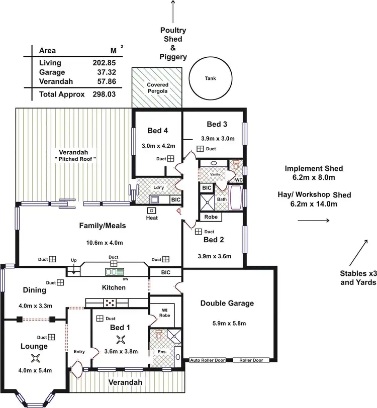 Floorplan of Homely house listing, Lot 302 South Street, Hamley Bridge SA 5401