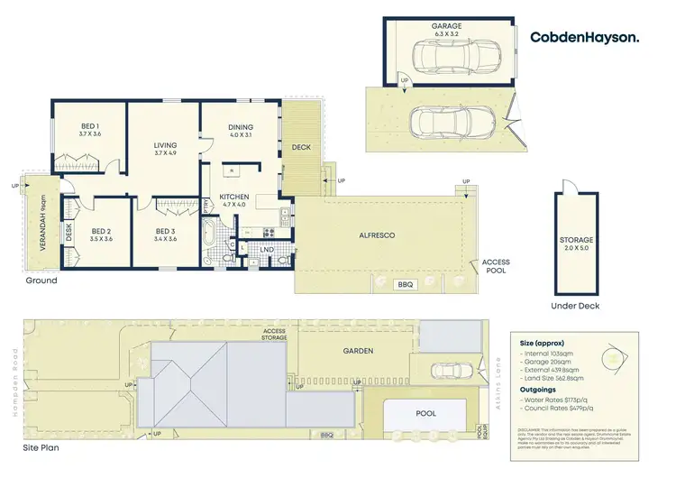 Floorplan of Homely house listing, 6 Hampden Road, Russell Lea NSW 2046