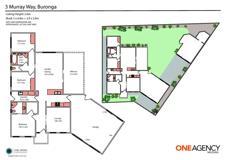 Floorplan of Homely house listing, 3 Murray Way, Buronga NSW 2739