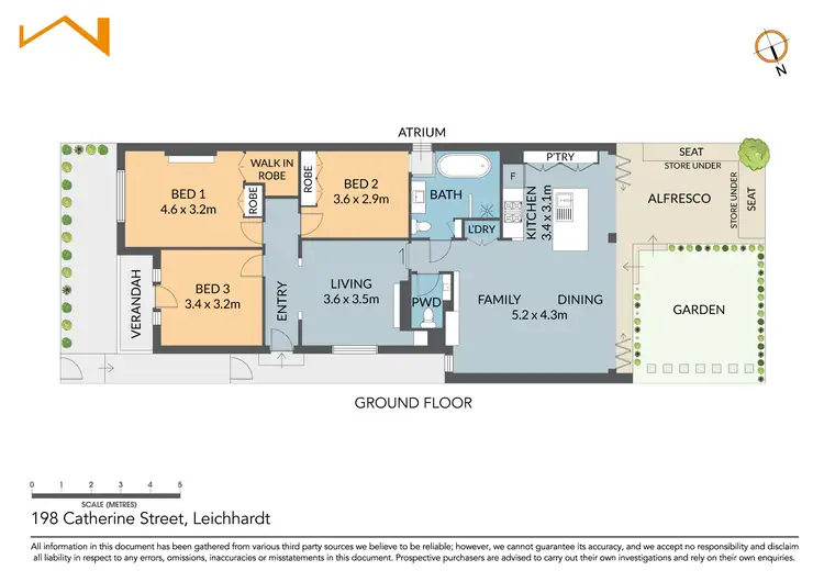 Floorplan of Homely house listing, 198 Catherine Street, Leichhardt NSW 2040