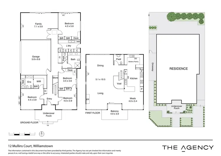 Floorplan of Homely house listing, 12 Mullins Court, Williamstown VIC 3016