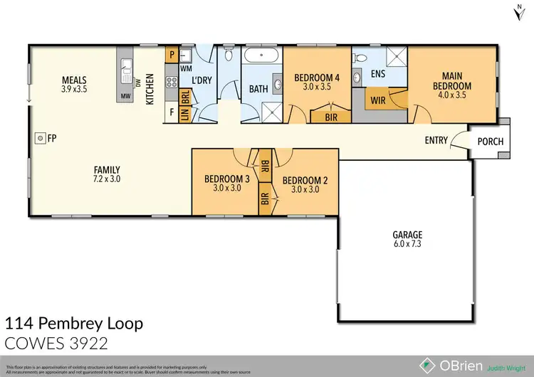 Floorplan of Homely house listing, 114 Pembrey Loop, Cowes VIC 3922