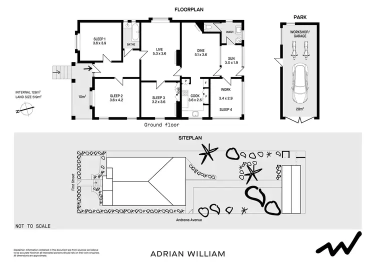 Floorplan of Homely house listing, 34 First Street, Ashbury NSW 2193