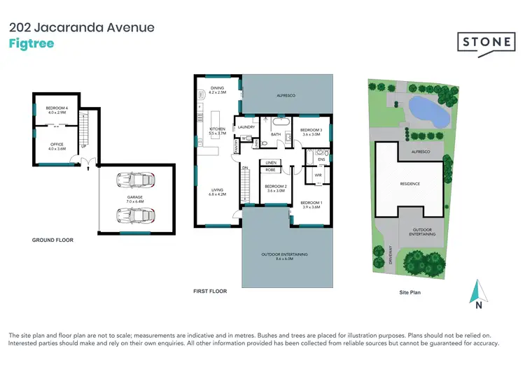 Floorplan of Homely house listing, 202 Jacaranda Avenue, Figtree NSW 2525