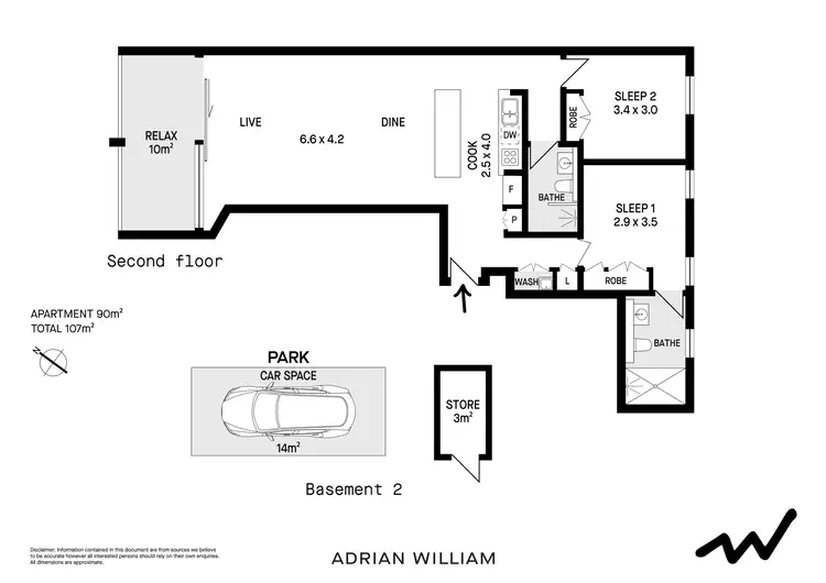 Floorplan of Homely apartment listing, 5207/6 Grove Street, Dulwich Hill NSW 2203