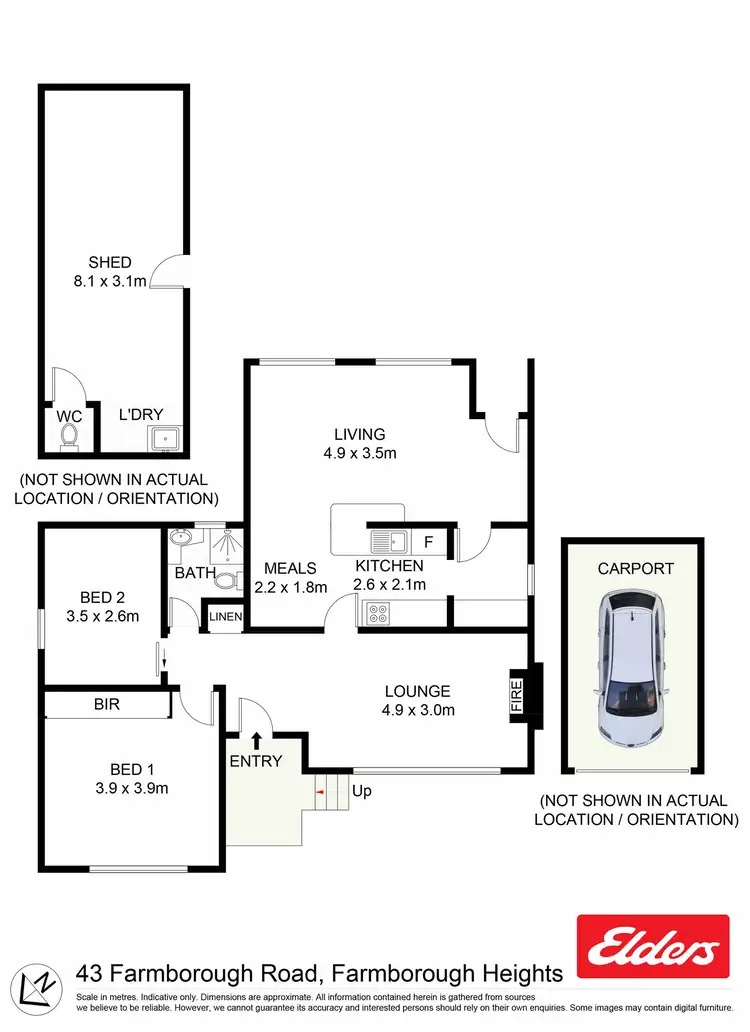 Floorplan of Homely house listing, 43 Farmborough Road, Unanderra NSW 2526